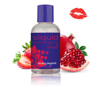 SLIQUID Naturals Swirl - maasikas ja granaatõun, 125 ml.