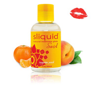 SLIQUID Naturals Swirl - mandariin ja virsik, 125 ml.