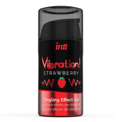 Vedel vibraator INTT Strawberry, 15 ml.