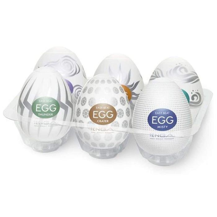 Tenga Egg komplekt - 6 erinevat muna