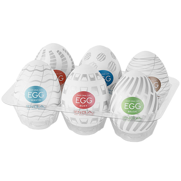Tenga Egg komplekt SERIE 3, 6 erinevat muna