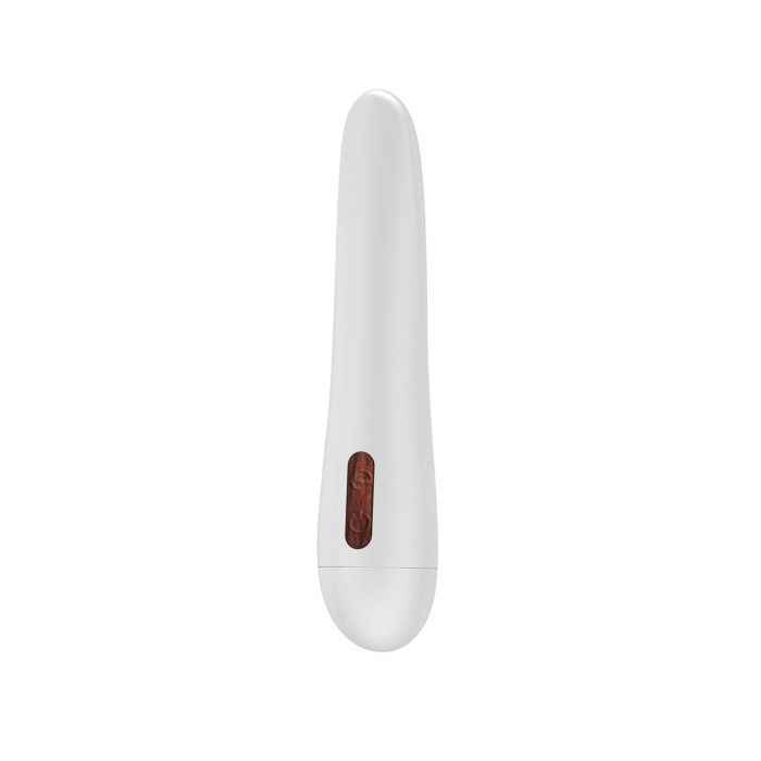 Klassikaline valge vibraator BOOM HADA, 10,5 cm