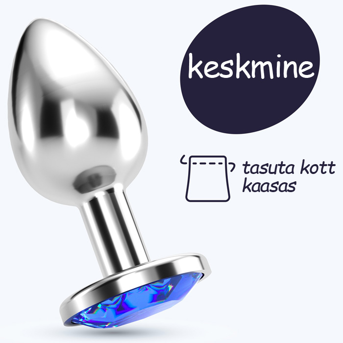 Anaaltapp CRUSHIOUS BIJOU sinine (keskmine 8 cm)