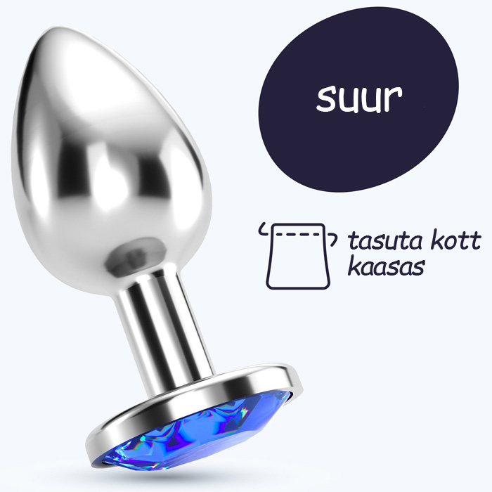 Anaaltapp CRUSHIOUS BIJOU sinine (suur 9 cm)