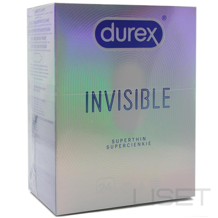 DUREX Invisible Super Thin, 24 kondoomi