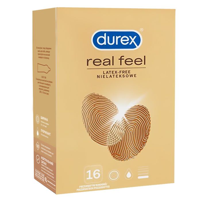 Kondoomid DUREX Real Feel, 16 tk.