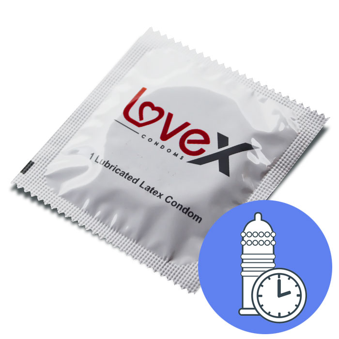 LOVEx Delay 3-ühes kondoom, 1tk.