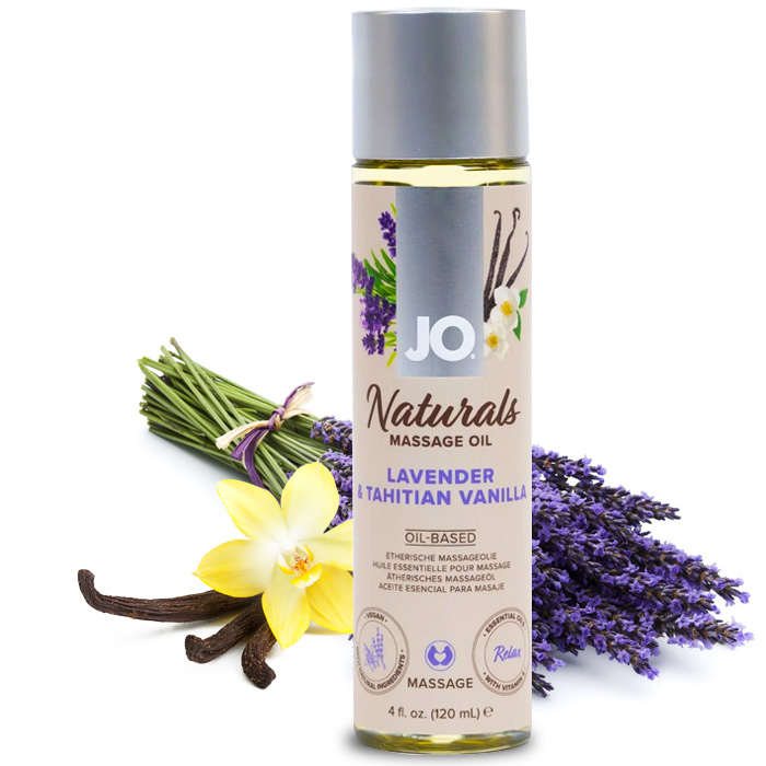 Massaažiõli System JO Naturals - lavendel ja vanill, 120 ml.