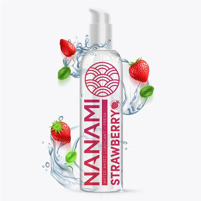 Maasikamaitseline vee baasil libesti NANAMI Strawberry, 150 ml.
