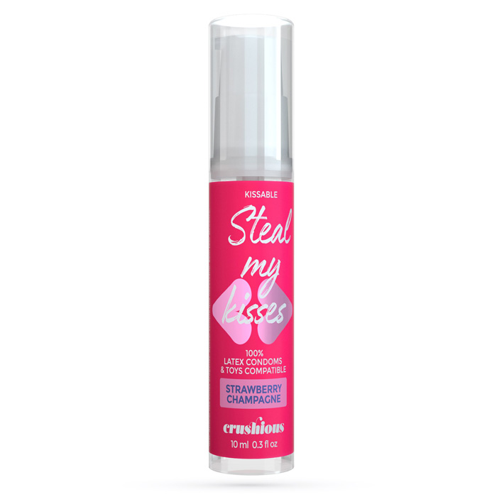 Oraalseksi geel Crushious Steal My Kisses (vahuvein-maasikas), 10 ml. - foto 2