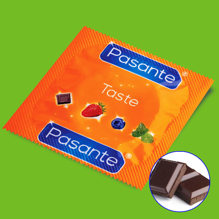Šokolaadi maitsega kondoom Pasante, 1 tk.