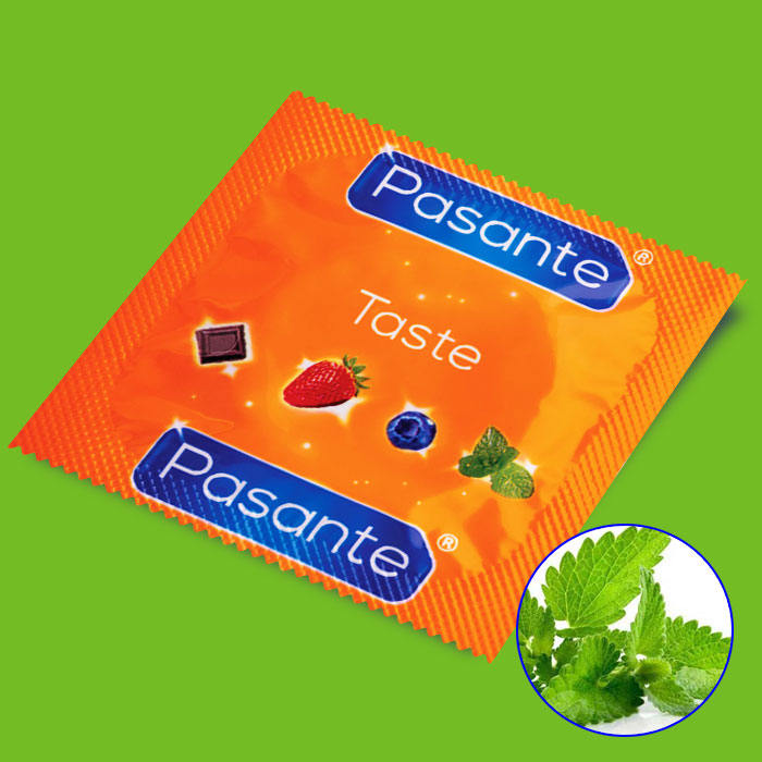 Piparmündi maitsega kondoom Pasante, 1 tk.