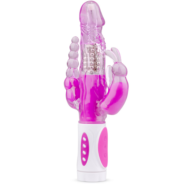 EasyToys Raving Rabbit multifunktsionaalne jänkuvibraator kolmekordse stimulatsiooniga