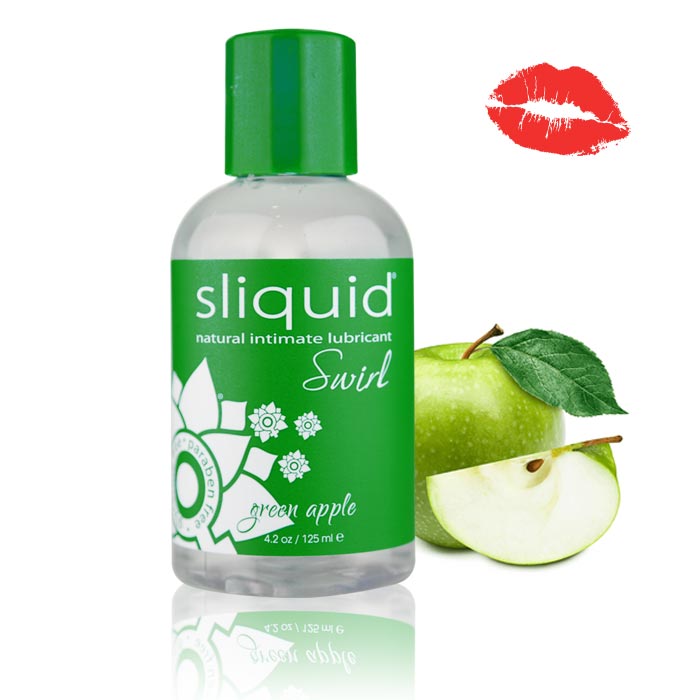 SLIQUID Naturals Swirl - roheline õun, 125 ml.