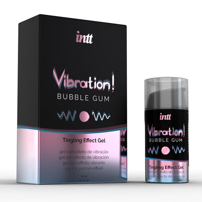 Vedel vibraator INTT Bubble Gum, 15 ml.