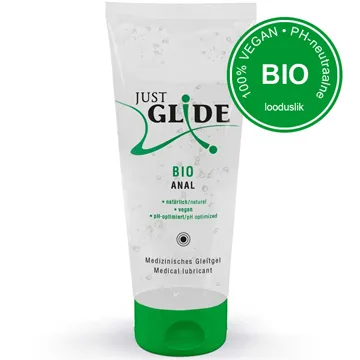JUST GLIDE Bio ANAL (vee baasil), 200 ml.