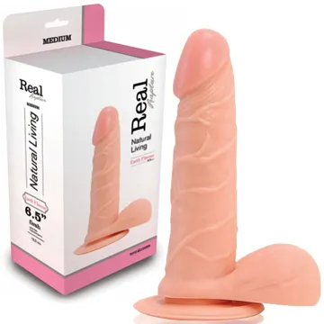 Dildo Real Rapture keskmine, 16 cm.