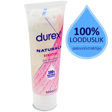 DUREX Naturals Sensitive libesti, 100 ml.