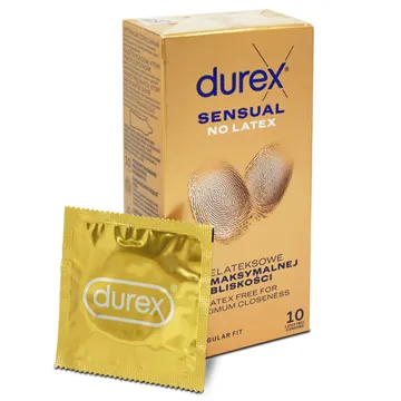 DUREX Sensual NO LATEX, 10 tk.