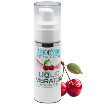 Vedel vibraator Amoreane MED (kirss), 30 ml.