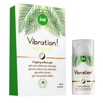 Vedel vibraator INTT Coconut (kookos), 15 ml.