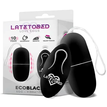 Vibreeriv tupekuul LATETOBED Ecoblack