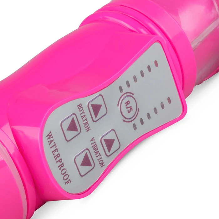 EasyToys Pink Thrusting Rabbit multifunktsionaalne jänkuvibraator tõukefunktsiooni ja kliitoristimulaatoriga - foto 4