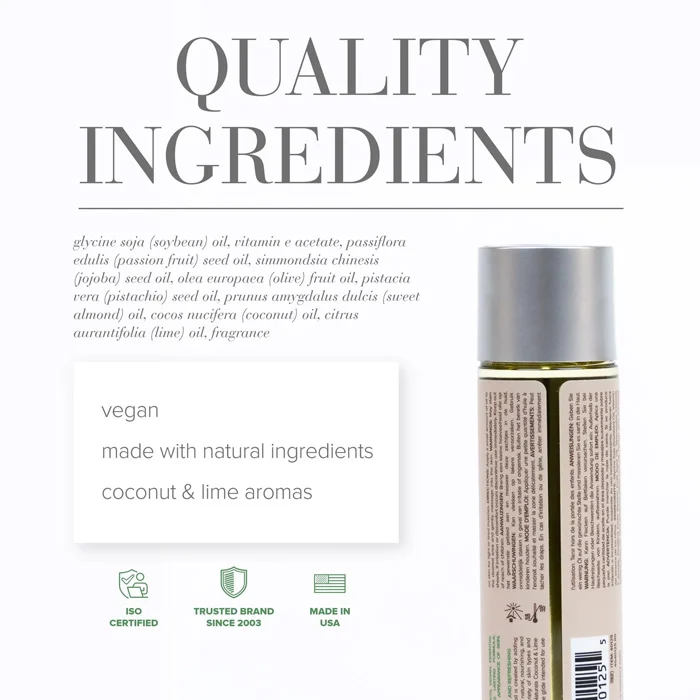 Massaažiõli System JO Naturals - kookos ja laim, 120 ml. - foto 2