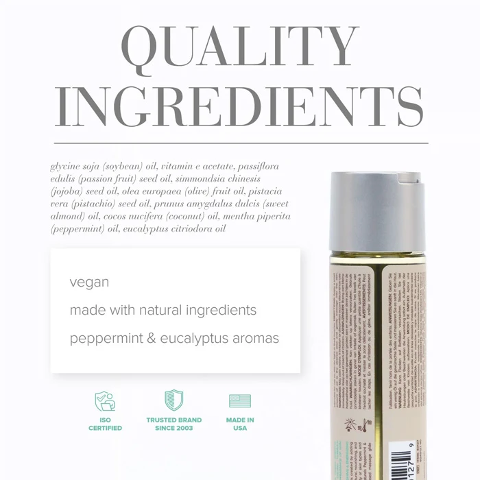Massaažiõli System JO Naturals - piparmünt ja eukalüpt 120 ml - foto 2