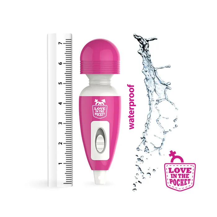 Minimassöör Love in the Pocket Love Massager, 7 cm, roosa - foto 3