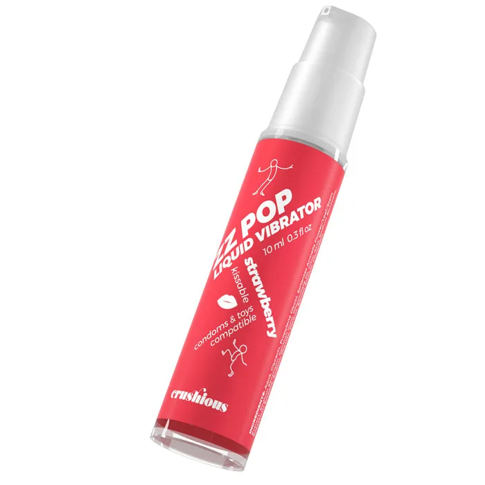 CRUSHIOUS ZZ Pop vedel vibraator (maasikas) 10 ml - foto 2