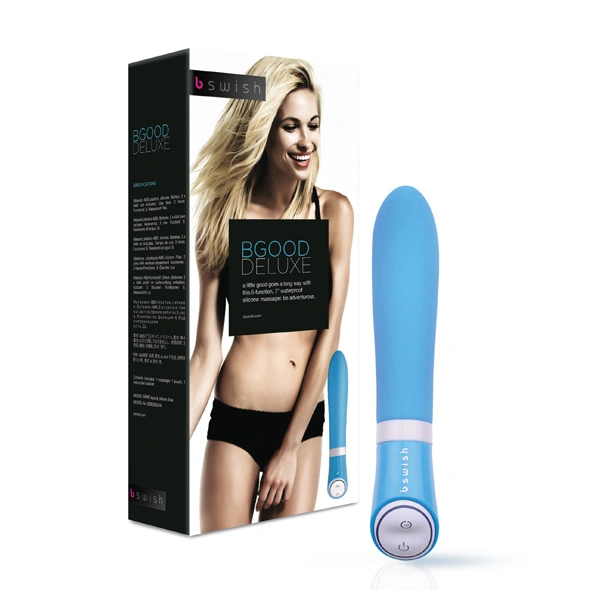 Vibraator B SWISH BGOOD DELUXE - helesinine, 17,8 cm - foto 2